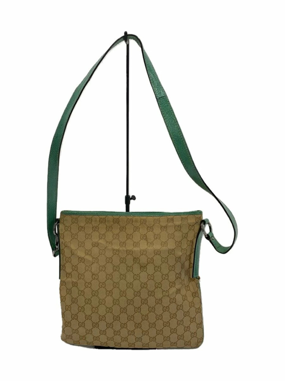 Gucci Shoulder Bag GG Canvas Beige Tan All over